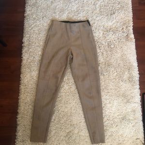 Zara suede leggings.